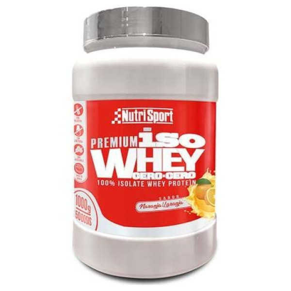 Nutrisport Iso Whey Cero Cero Naranja 1Kg
