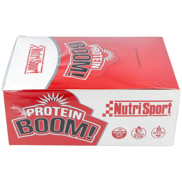 Protein Boom Barritas Chocopeanuts 24Ud.