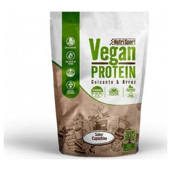 Nutrisport Vegan Protein Vainilla Y Cookies 468G