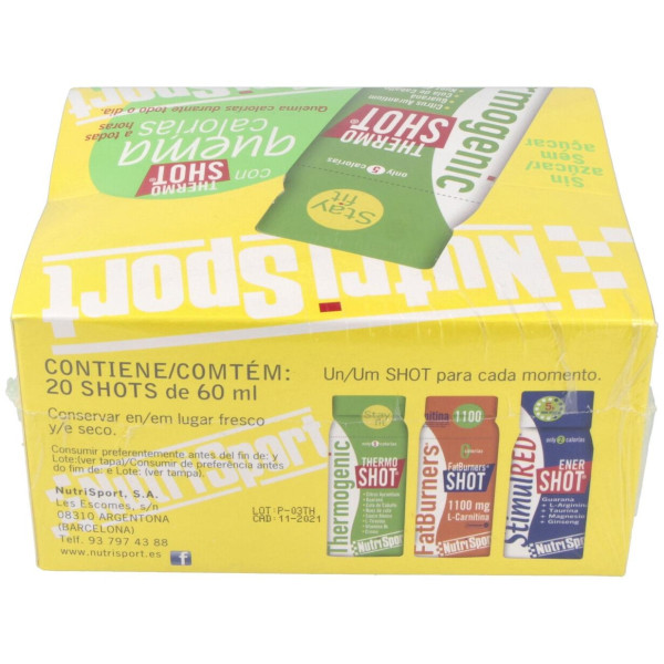 Nutrisport Thermo Shot 20Uds