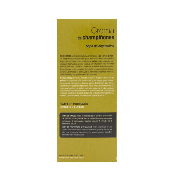 Siken Diet Crema De Champiñones (7 Sobres 22 G)