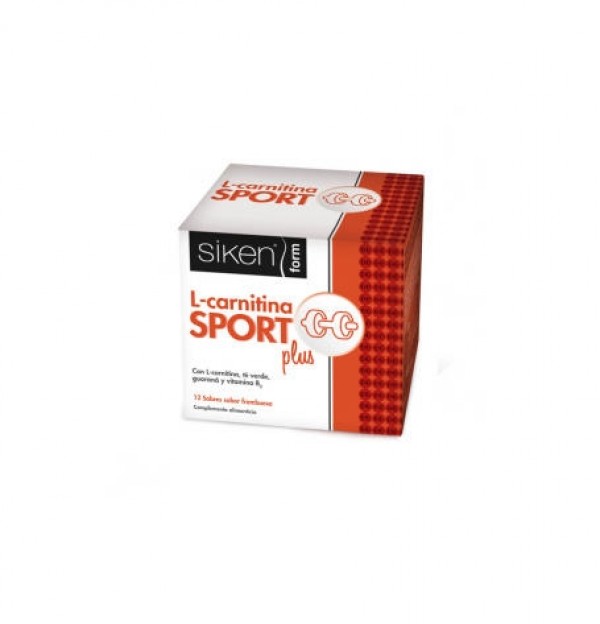 Siken L-Carnitina Sport Plus (12 Sobres Sabor Frambuesa)