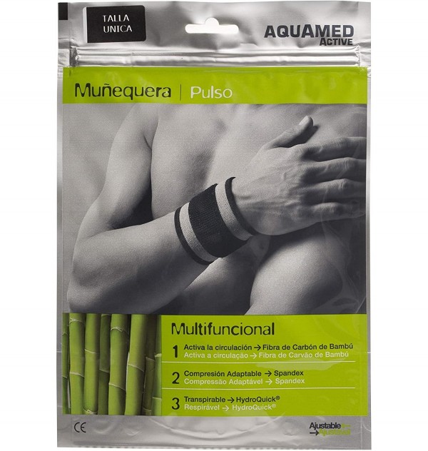 Muñequera - Aquamed Active Sujecion Elastica (1 Unidad Talla Unica)