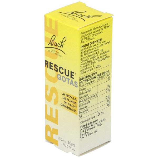 Rescue Remedy Gotas 10Ml. Flores Bach