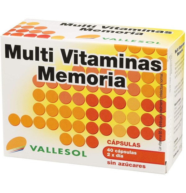 Vallesol Multivitaminas Memoria (40 Capsulas)