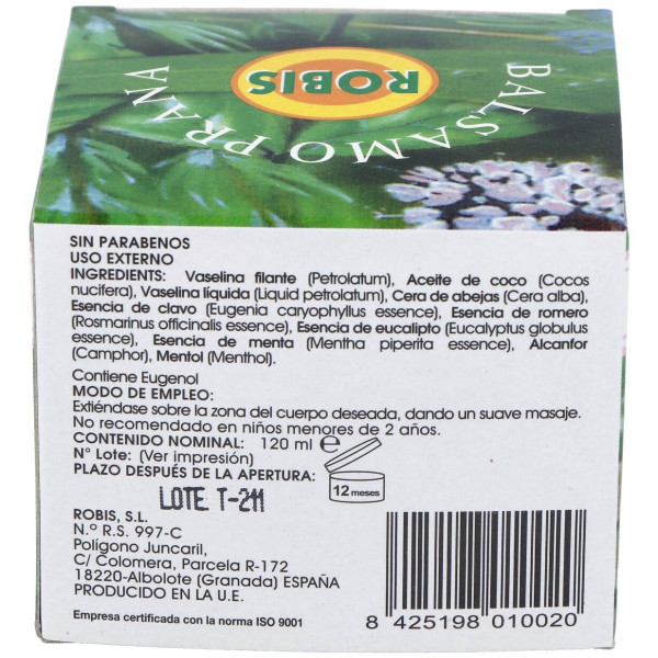 Robis Balsamo Prana Profesional 120G