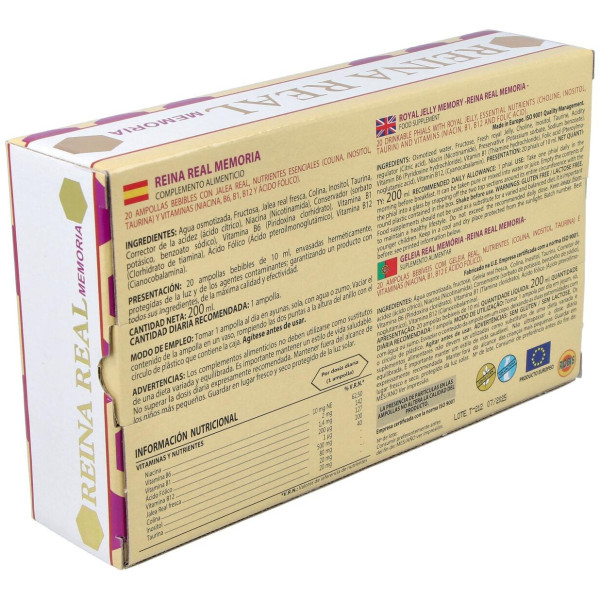 Robis Reina Real Memoria 20 Ampollas