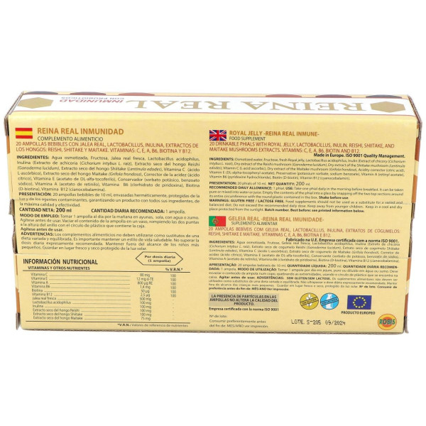 Robis Reina Real Inmunidad Jalea Real 20X10Ml