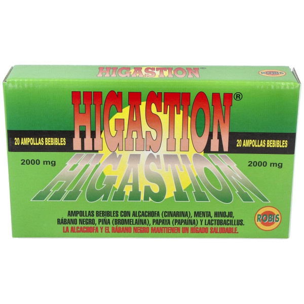 Robis Higastion 20 Ampollas
