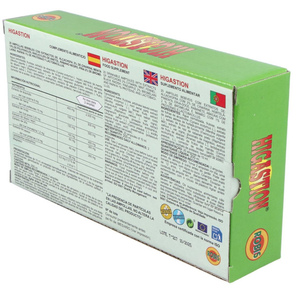 Robis Higastion 20 Ampollas