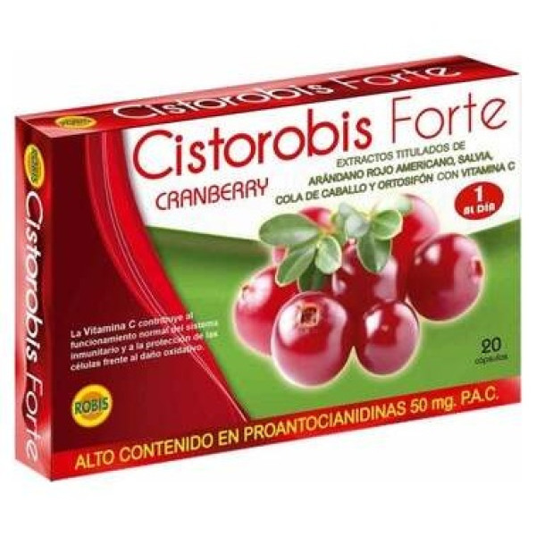 Robis Cistorobis Forte Cranberry 50Mg 20Caps