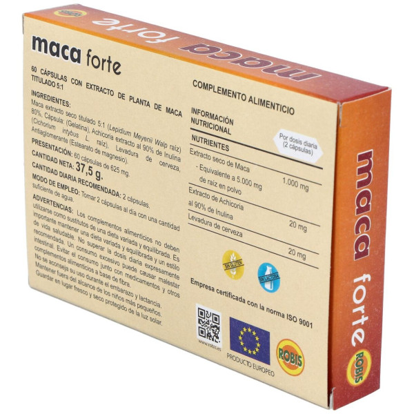 Maca Forte Megadosis 5000mg 60caps - Robis