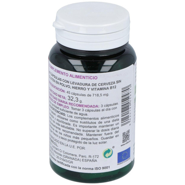 Levadura De Cerveza Forte Sin Gluten 45Cap.