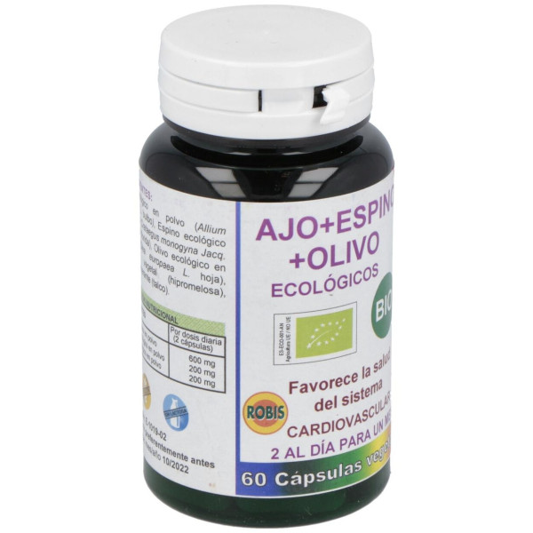 Robis Ajo+Espino+Olivo Ecológicos 60Caps