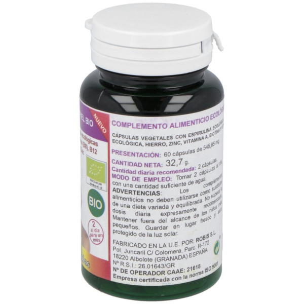 Robis Cabello Uñas Piel Bio 60Caps