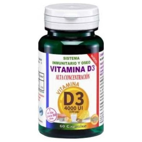 Vitamina D3 4000Ui Alta Concentracion 60Cap.