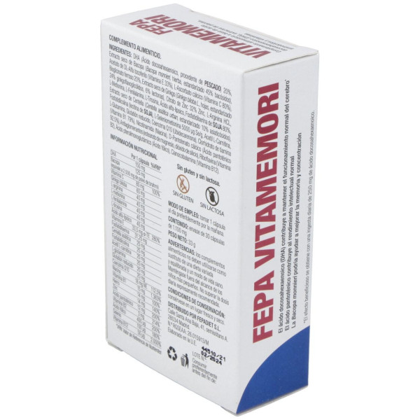 Fepadiet Fepa Vitamemori 30Caps