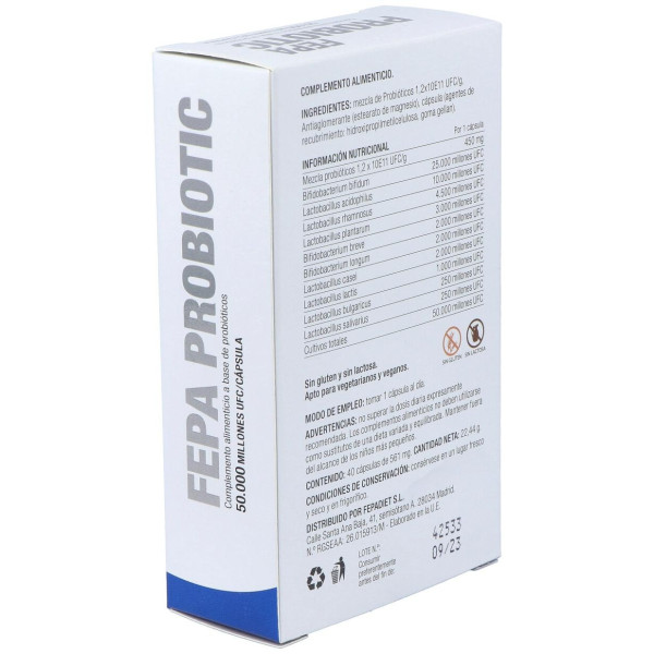Fepadiet Fepa-Probiotic 40Caps