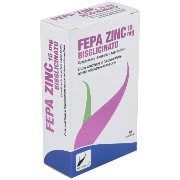Fepadiet Fepa Zinc Bisglicinato 15Mg 60Caps