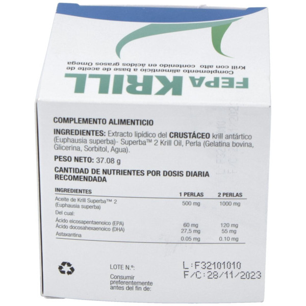 Fepa-Krill 500Mg. 60Perlas