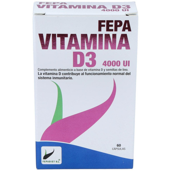 Fepa-Vitamina D3 4000Ui 60Cap.