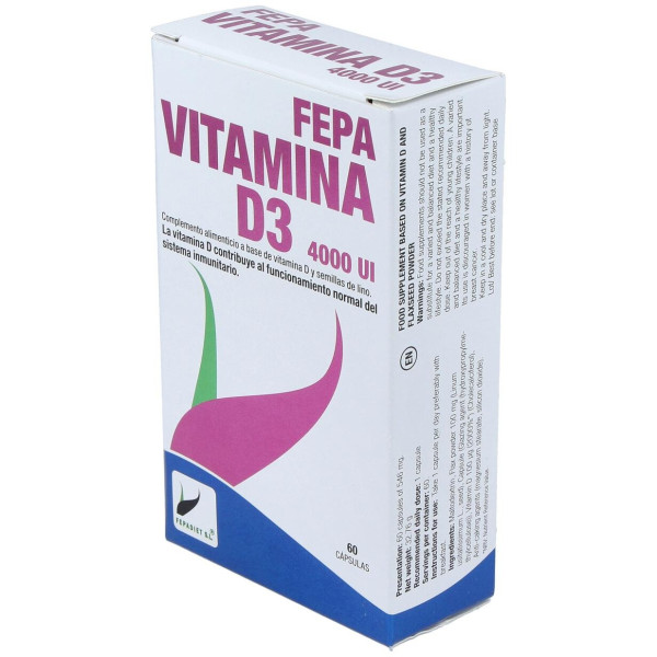 Fepa-Vitamina D3 4000Ui 60Cap.