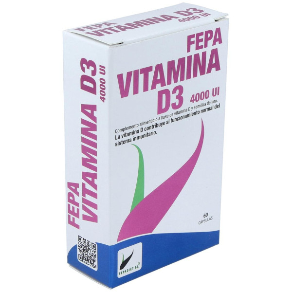 Fepa-Vitamina D3 4000Ui 60Cap.