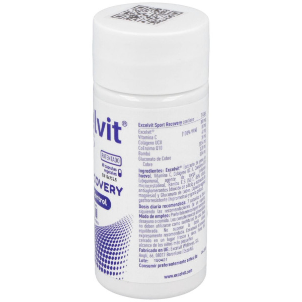 Excelvit Sport Recovery 60 Cápsulas