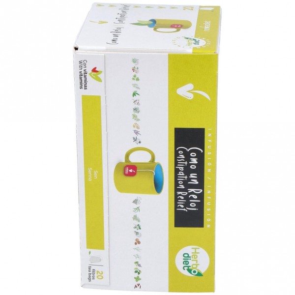 Novadiet Herbodiet Infusión Como Un Reloj, 20 Filtros