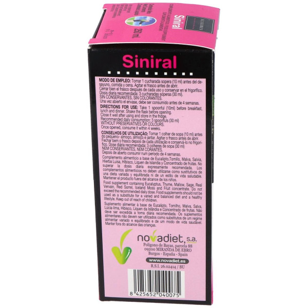 Novadiet Siniral Elixir 250Ml