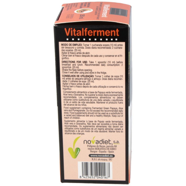 Vitalferment (Papaya Fermentada) 250Ml.