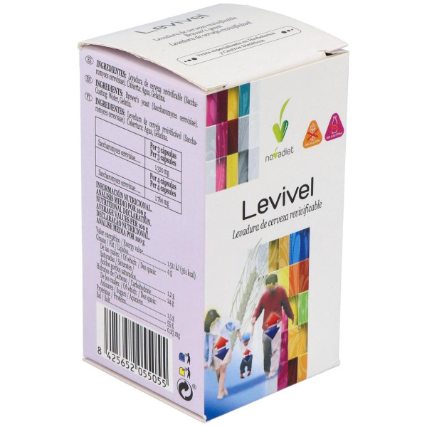 Novadiet Levivel Levadura De Cerveza Revivificable 90Cáps
