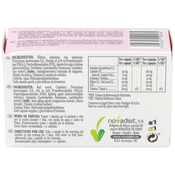 Novadiet Candicis Para La Flora Vaginal En Cápsulas