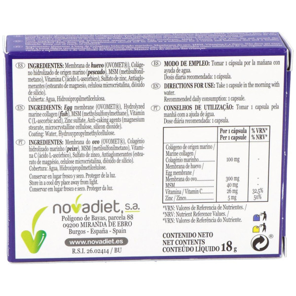 Novadiet Colamag Membrana 30 Cápsulas