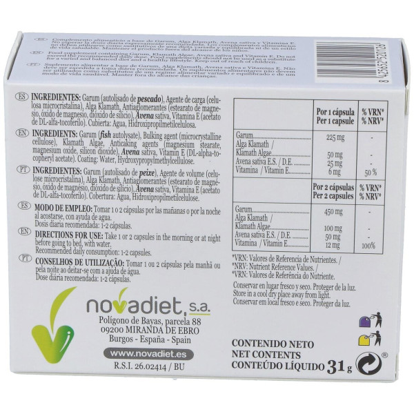 Novadiet Vitalestres 60 Vcap