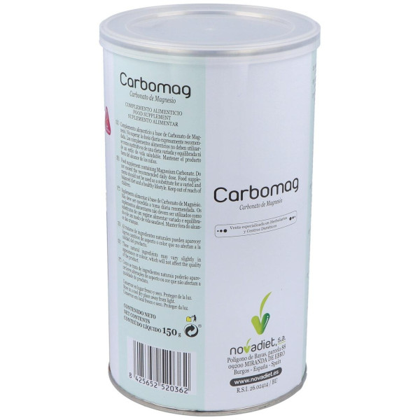 Novadiet Carbomag Suplemento De Carbonato De Magnesio En Polvo