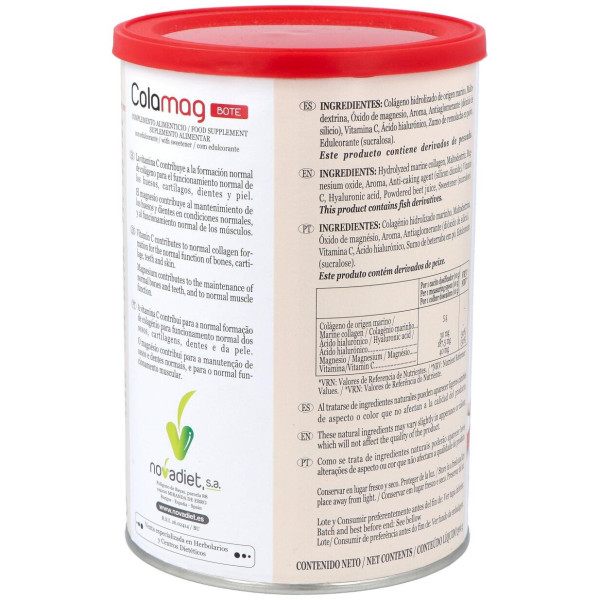 Novadiet Colamag Suplemento Para Huesos, Músculos Y Piel 300G