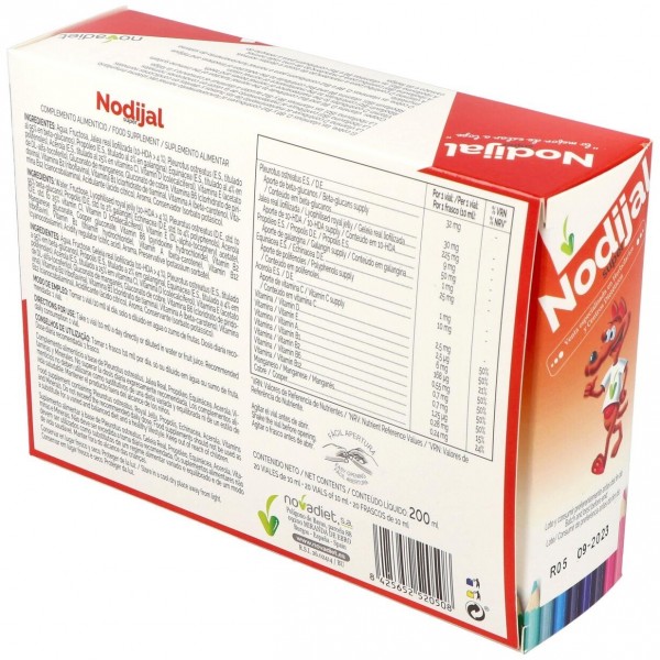 Nodijal Jalea Infantil Viales - Novadiet - 20 Viales