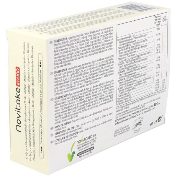 Novadiet Novitake Inmuno Complemento 20 Viales