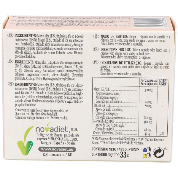 Novadiet Preglucem 60 Cápsulas