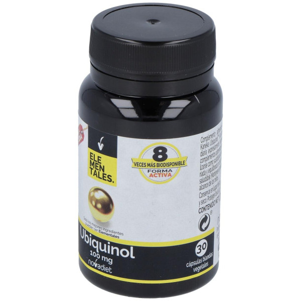Novadiet Ubiquinol 100 Mg 30 Cápsulas Vegetales