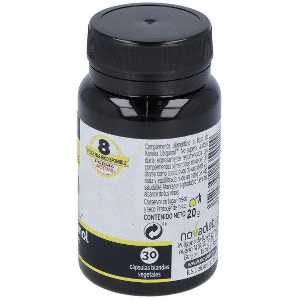 Novadiet Ubiquinol 100 Mg 30 Cápsulas Vegetales