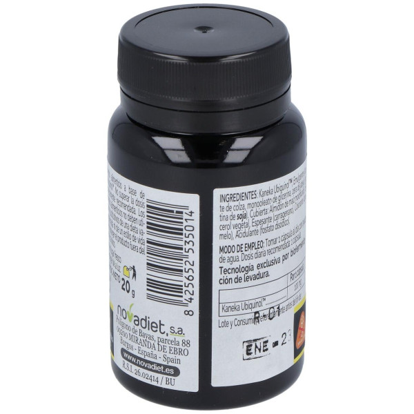 Novadiet Ubiquinol 100 Mg 30 Cápsulas Vegetales