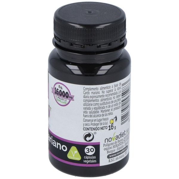 Novadiet Cardo Mariano 30 Cápsulas Vegetales