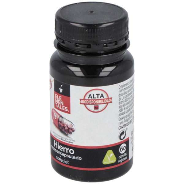 Novadiet Hierro Microencapsulado 60 Cápsulas Vegetales