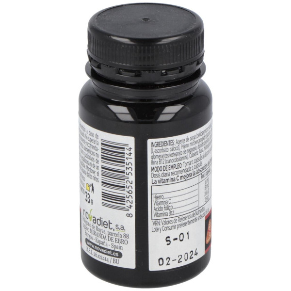 Novadiet Hierro Microencapsulado 60 Cápsulas Vegetales