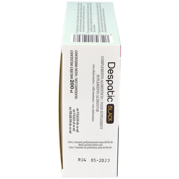 Novadiet Despatic Black 20 Ampollas De 10Ml