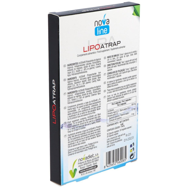 Novadiet Lipoatrap 30 Cápsulas