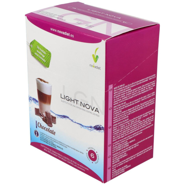 Light Nova Sustitutivo De Una Comida Control Peso Sabor Chocolat