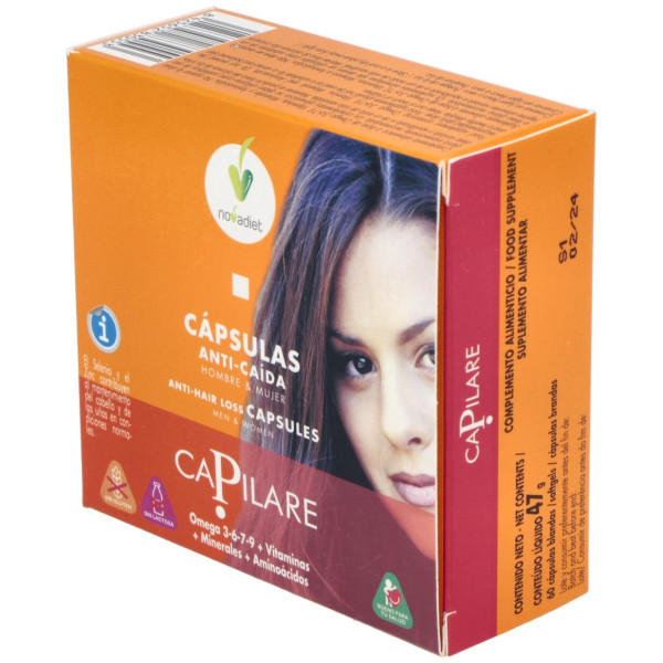Novadiet Capilare Cápsulas Anticaída 60U
